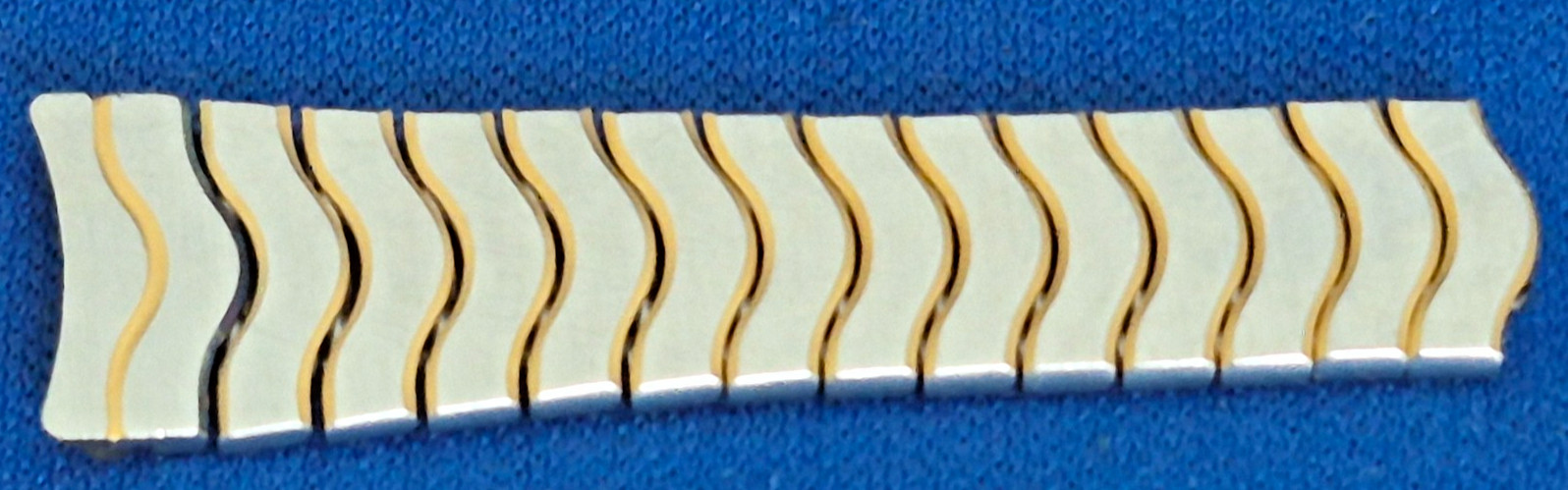 EBEL Sport Wave Taper Segment 14 Fixed Links Taper 12.8-10mm Lady Gold & Steel