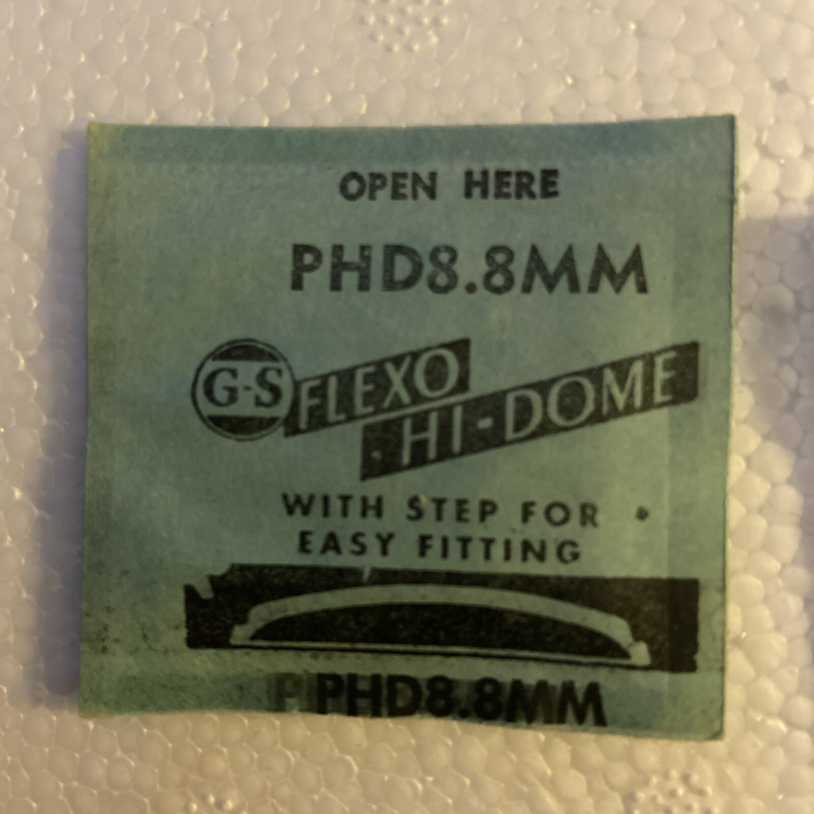 GS Flexo Hi Dome PHD8.8MM Replacement Watch Crystal NOS Vtg