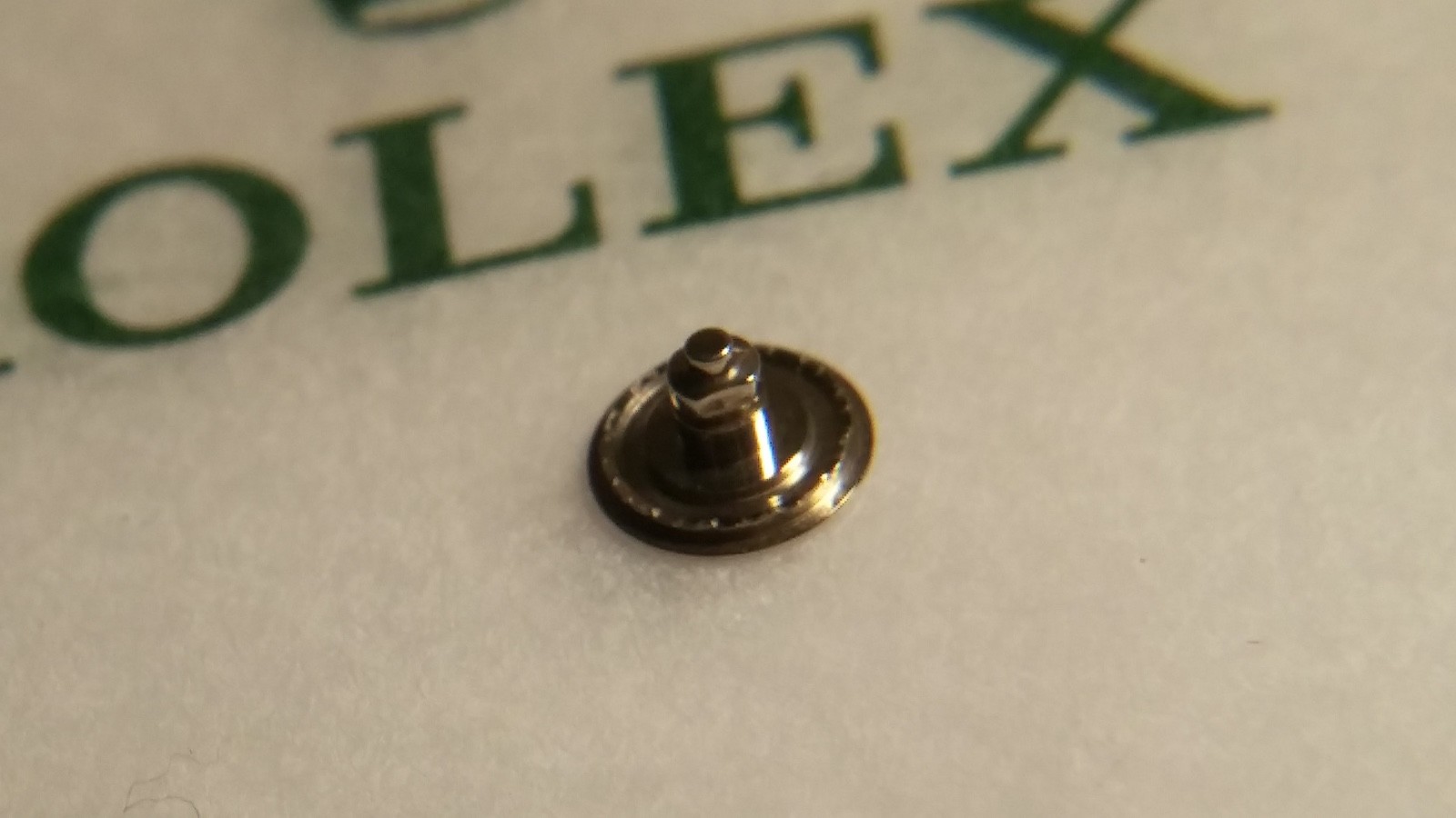 Rolex part parts 3030 – 3035 5064 Axle for Oscillating Weight NEW Genuine OPEN