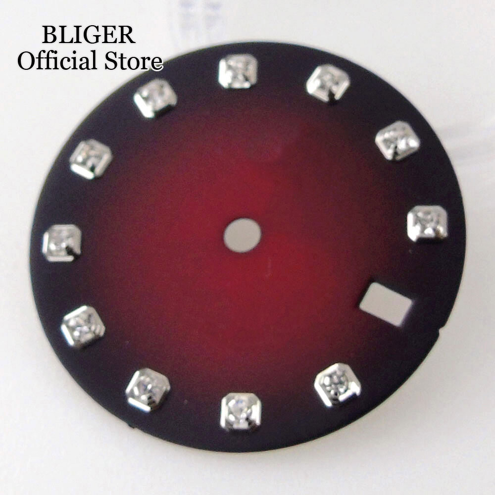29mm Watch Dial Watch Face Fit NH35A NH36A Automatic Movement Diamond Index Date