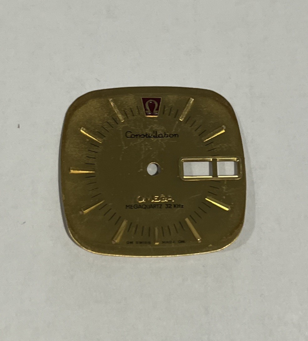 Omega Constellation 18K Solid Gold Dial Vintage Authentic 1 Foot
