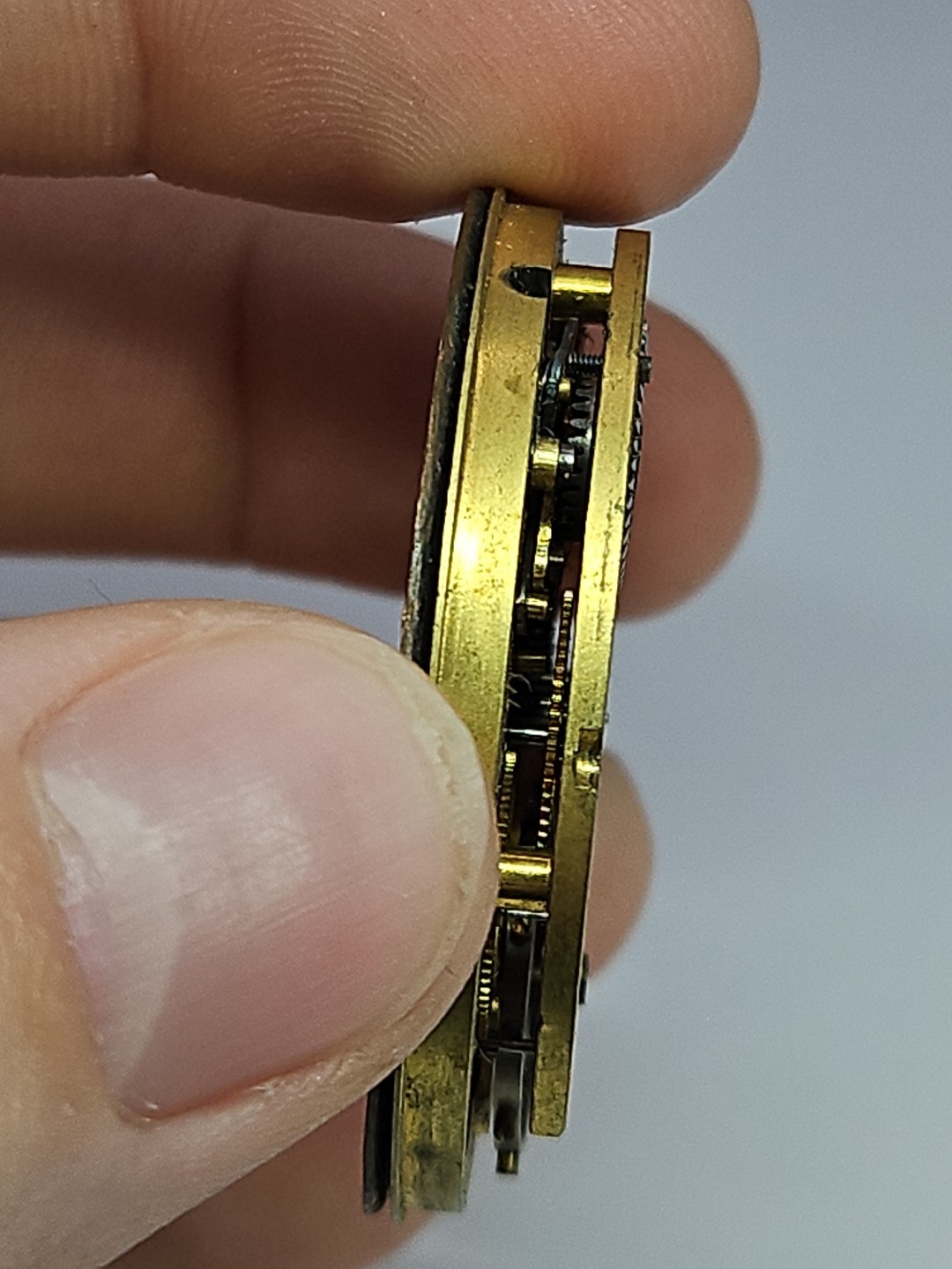 ENGLISH WATCH CO LONDON POCKET WATCH MOVEMENT 16j 43.1mm For Parts/Repair