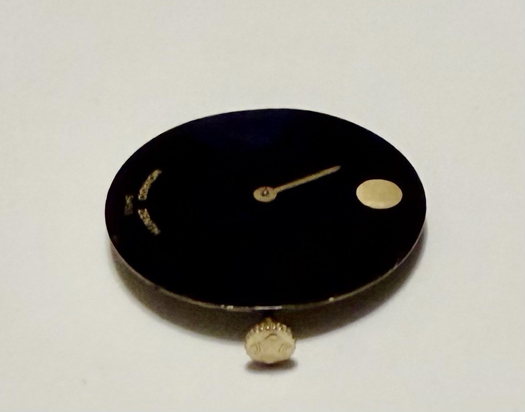 Vintage Movado Museum Zenith Cal 1740 17j Watch Movement w/ 30mm Dial & Crown