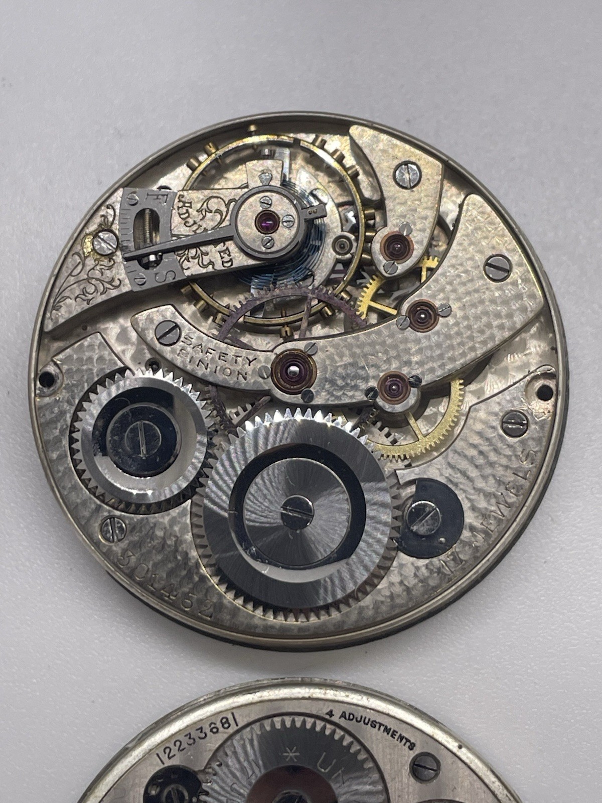 Lot of Pocket Watch Movements Rockford, South Bend & More Parts Lot.