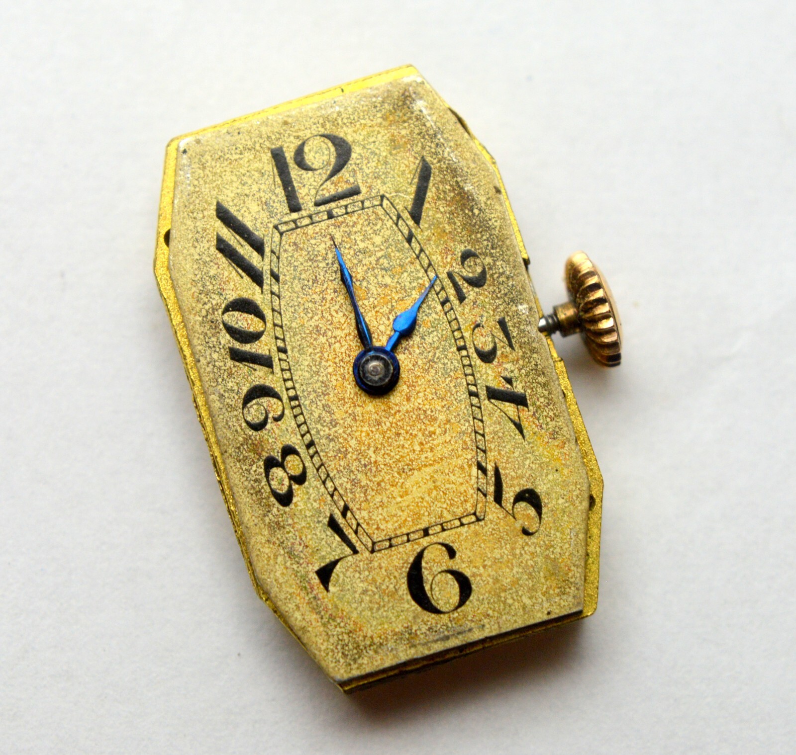ART DECO RUBY MECHANICAL RUBY WATCH MOVEMENT DIAL