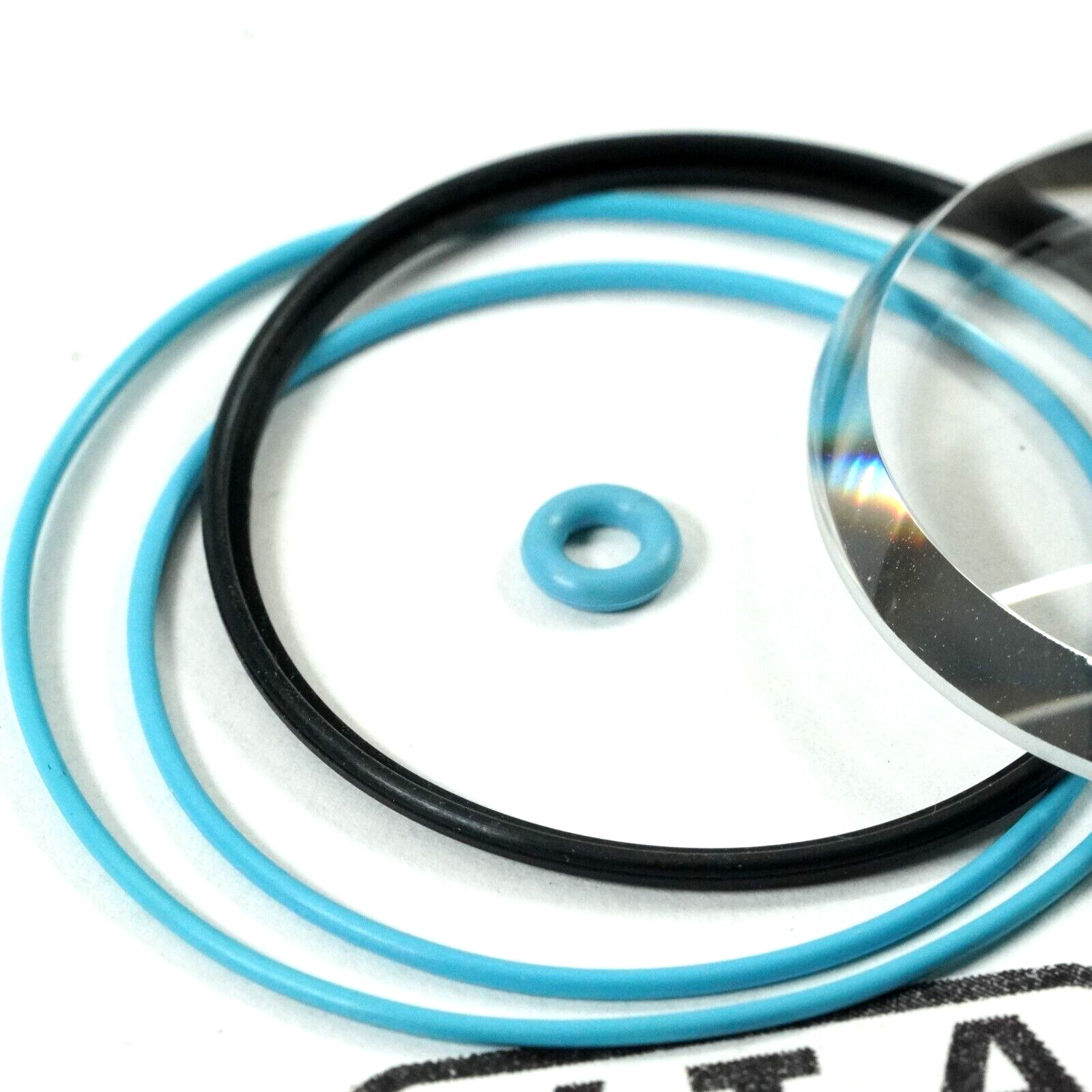 VTA HEAVY DUTY Gaskets/SEALS for SEIKO 6105-8110 & 6105-8119 + SAPPHIRE Crystal