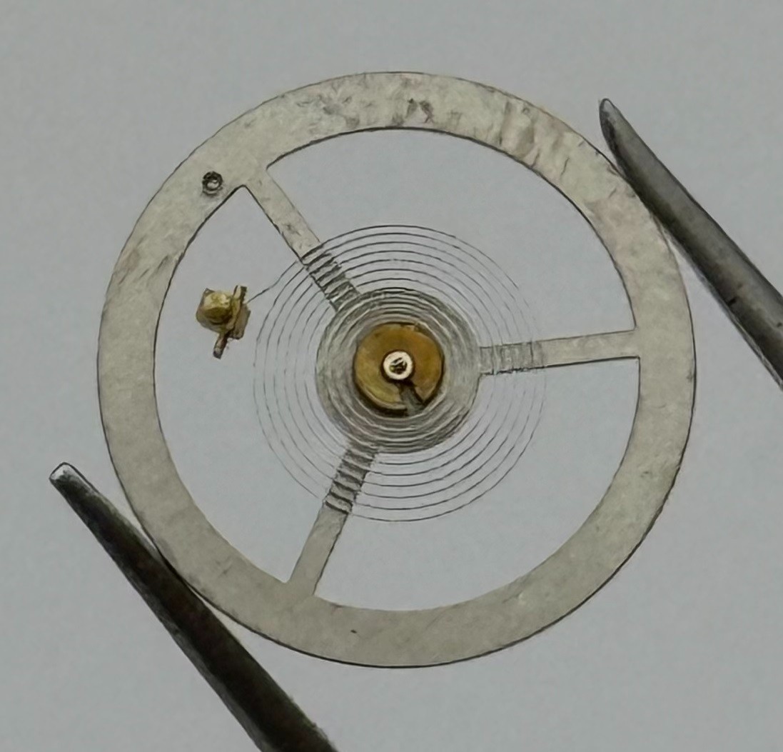 EB 8800 Balance Wheel Complete And Spring 12’’’ 4883 Watch Movement Parts NOS