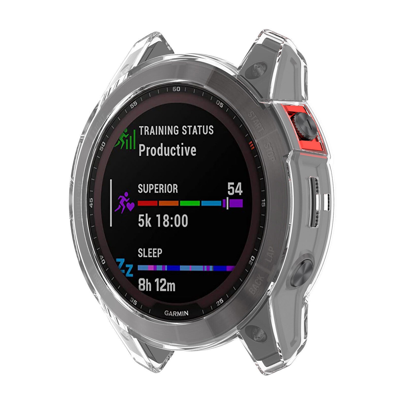 TPU Protective Cover Case Watch Frame for Garmin Fenix7/ Fenix 7 Solar/ Fenix 7
