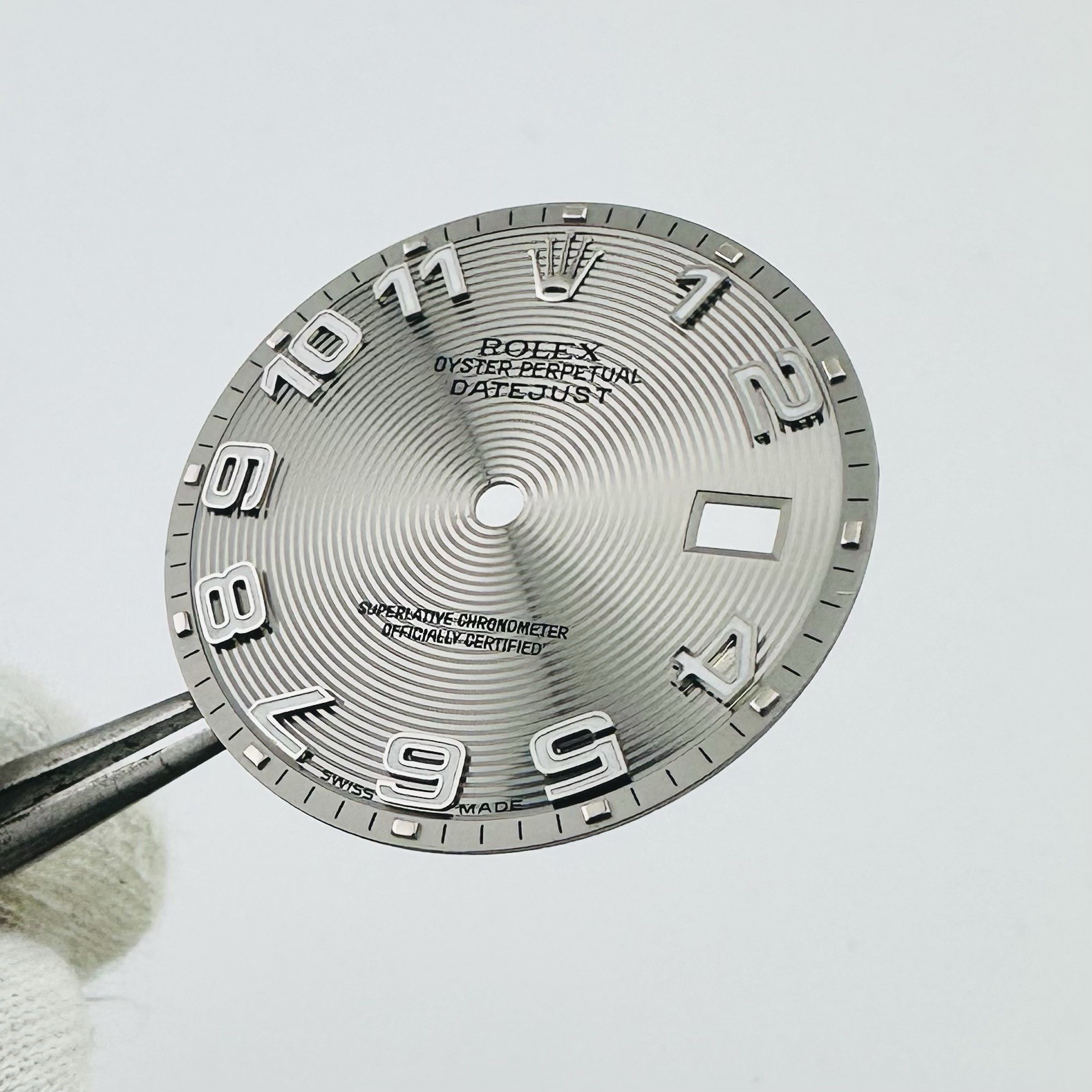 EXC Rolex Silver Concentric Arabic Dial 36mm Datejust 16030 16014 16220 16234