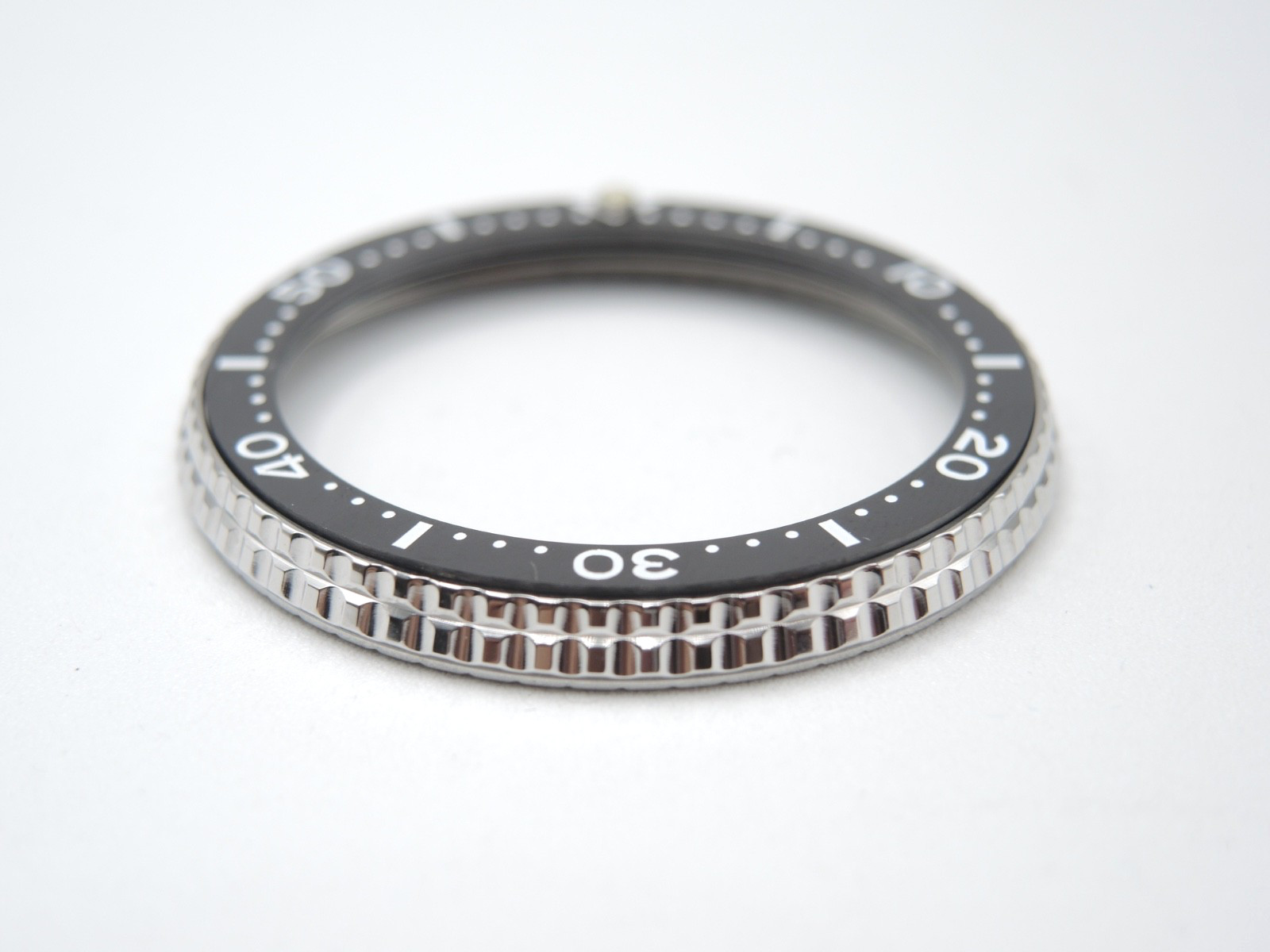 NEW CERAMIC BLACK BEZEL INSERT & STAINLESS BEZEL FOR DIVERS 7002-7001 /6309-7040