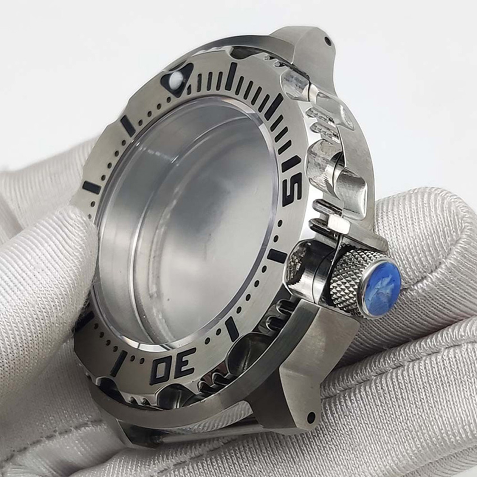 42MM Stainless Steel Watch Case Strap Hands for NH35/NH36/NH38/NH70/4R Movement
