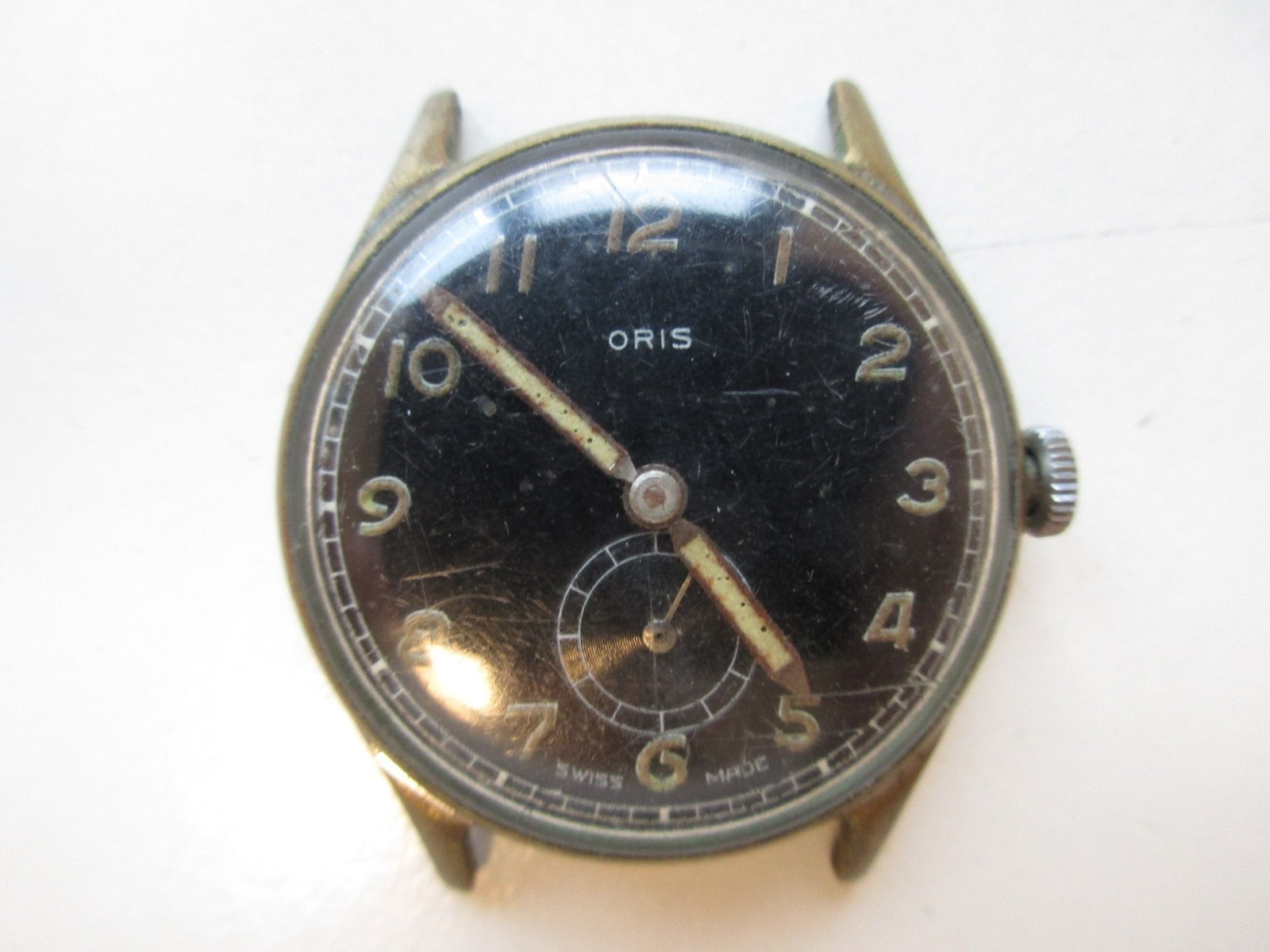 Oris cal. 291 Swiss vintage watch movement in case – for parts