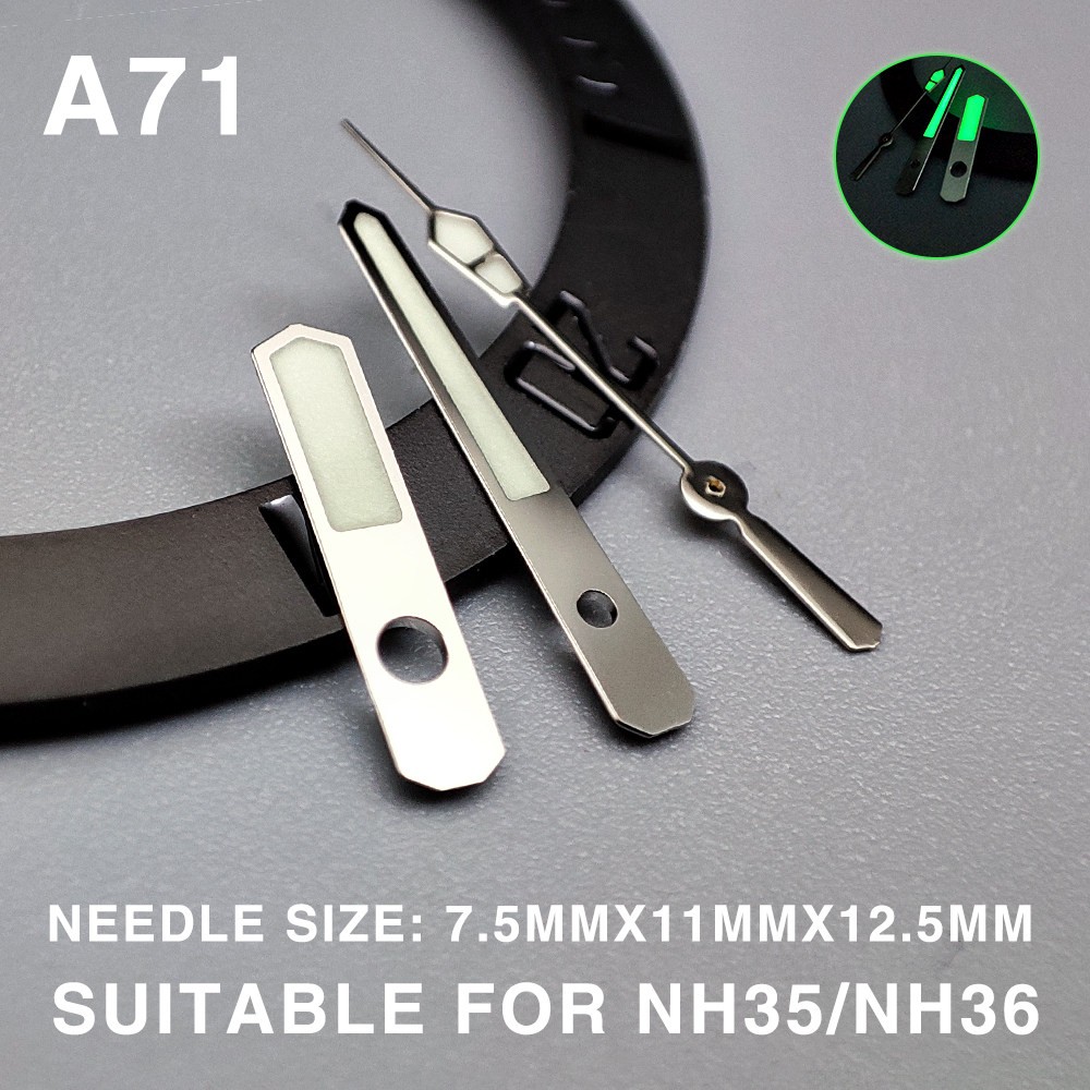 Watch Accessories NH35 Hands Luminous Watch Hands for NH35/36/4R35 Movements