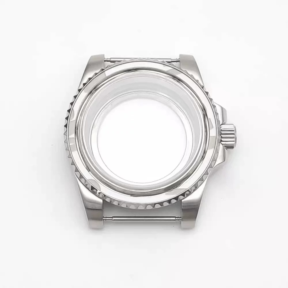 40mm Stainless Watch Case Sapphire No Bezel for NH35 NH36 Movement 28.5mm Dial