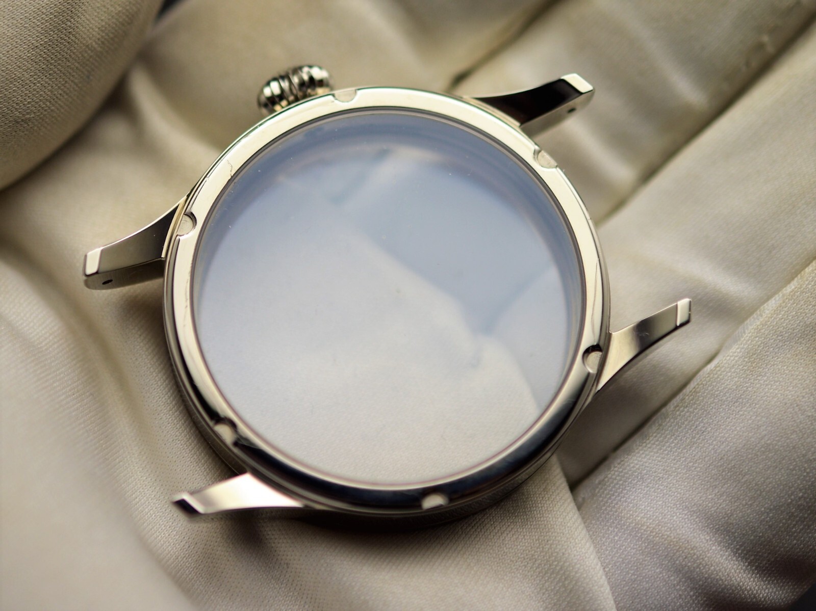42 mm watch case set for dial hands Hamilton 917 921 923 with sapphire crystal