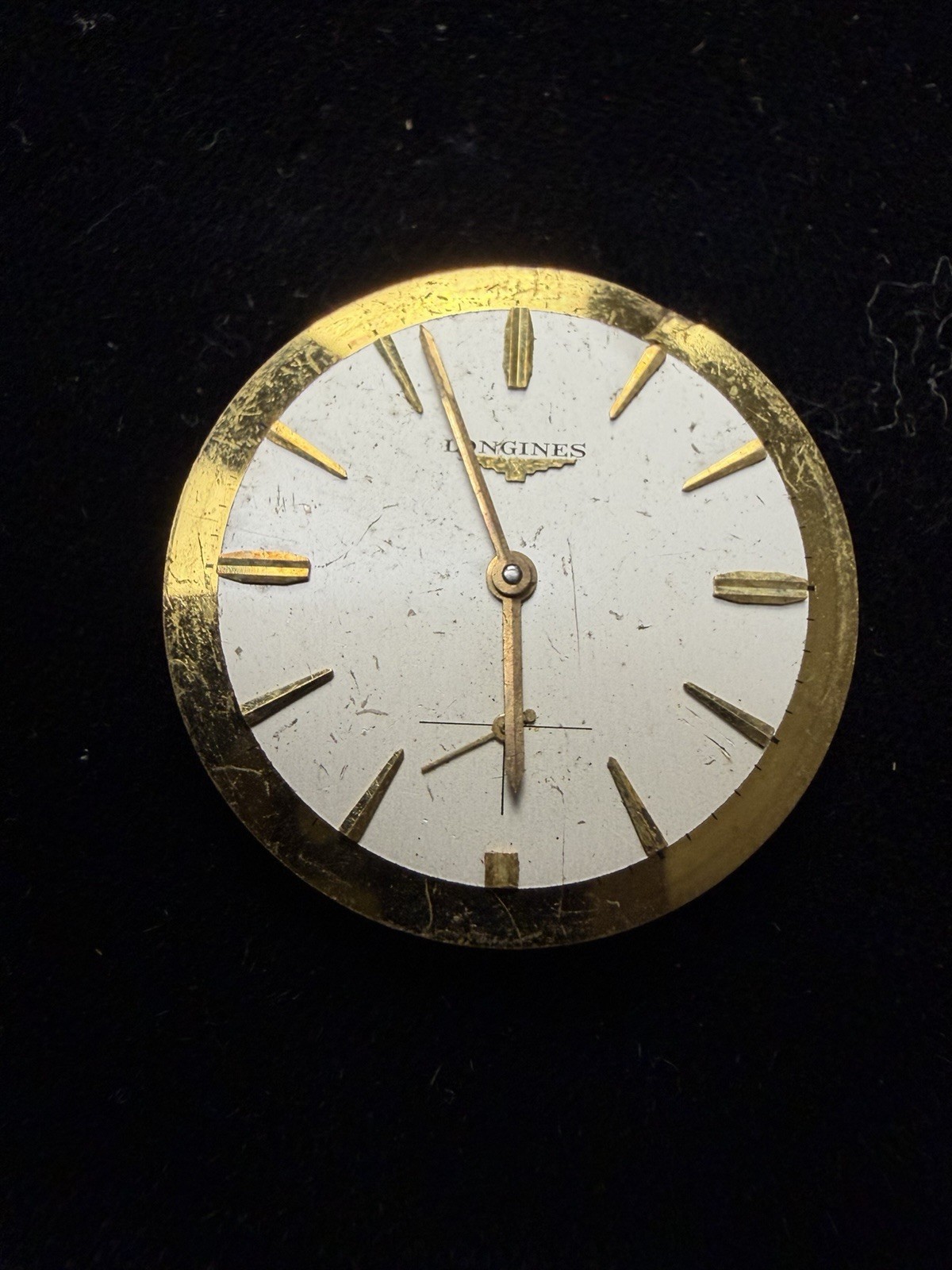 Vintage Longines Cal 23z Watch Movement Complete Running Dial Parts Repair