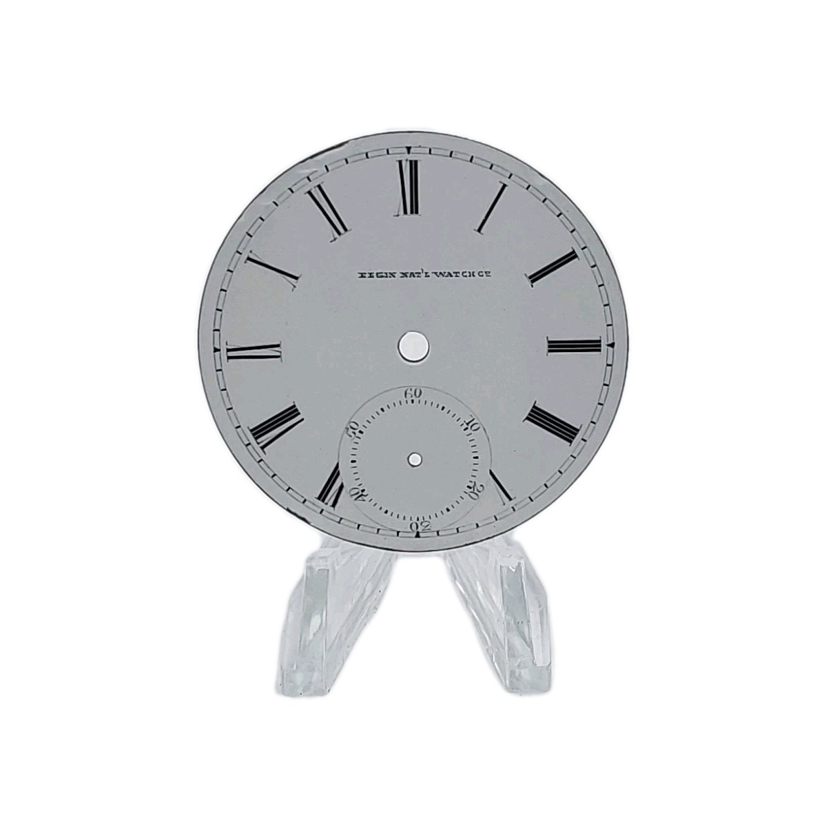 Elgin 45.7mm Enamel Pocket Watch Dial Only 1459
