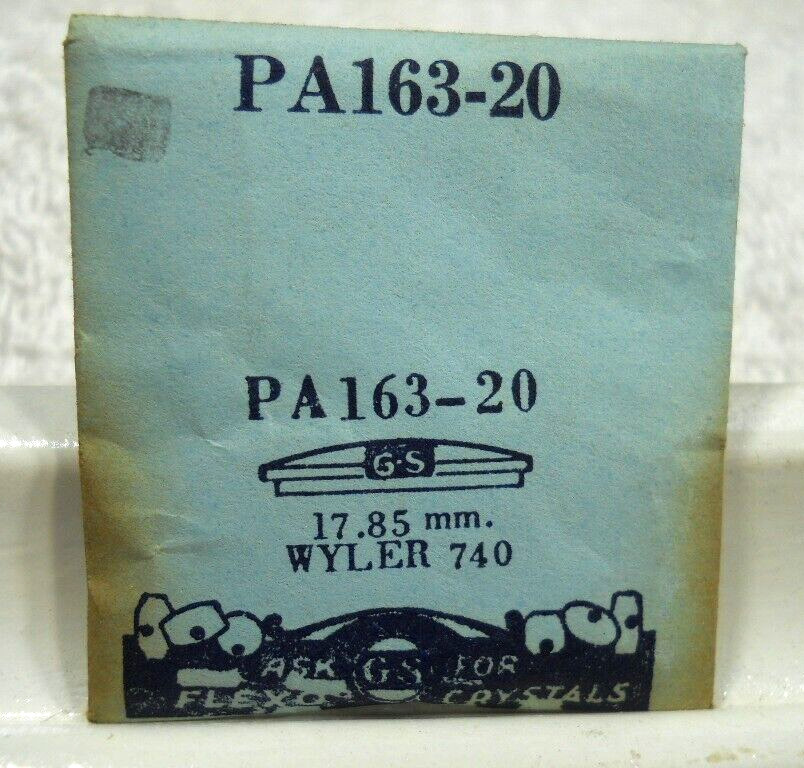 GS PA163-20 Watch Crystal For Wyler 740 – 17.85 mm – Replacement / Repair Part