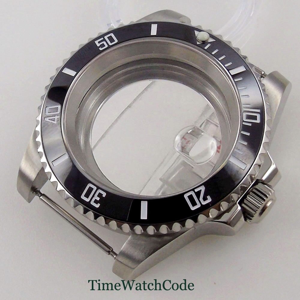 40mm Sapphire Watch Case 316L Strap fit NH35 ETA2824 PT5000 Miyota8215 DG2813