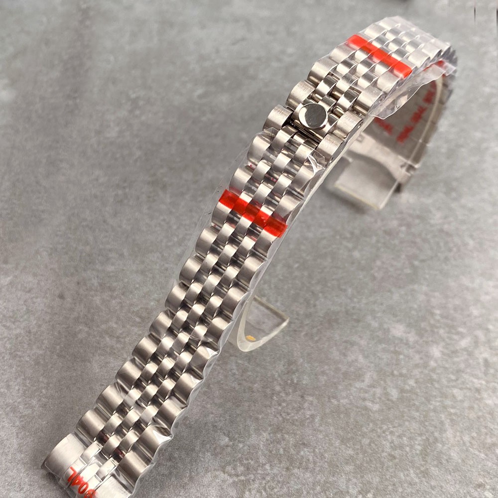 31mm Jubilee Watch Case Fit NH05A Auto Movement Fluted Bezel Sapphire Glass