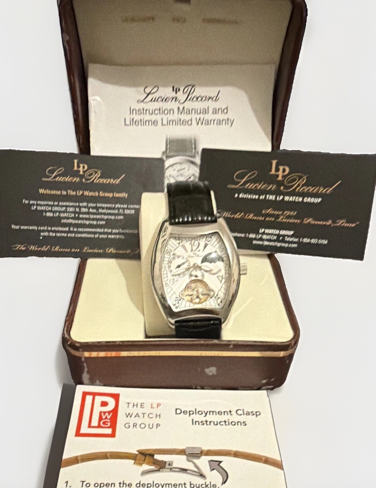 Lucien Picard Magnifico 265560SSSL W/mnfctr pro. plastic never been worn NOS