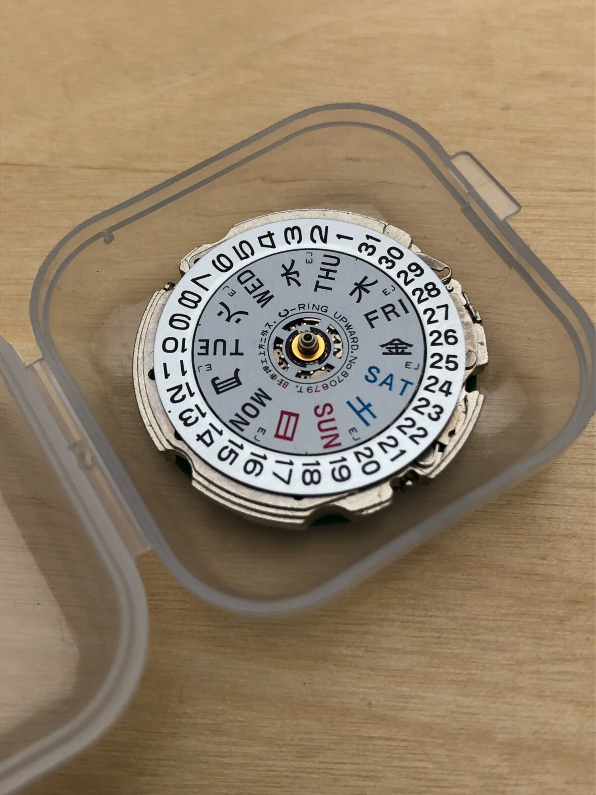 Seiko 7546 Complete Serviced Movement for Crown at 4pm – also fits 7548 and 7549