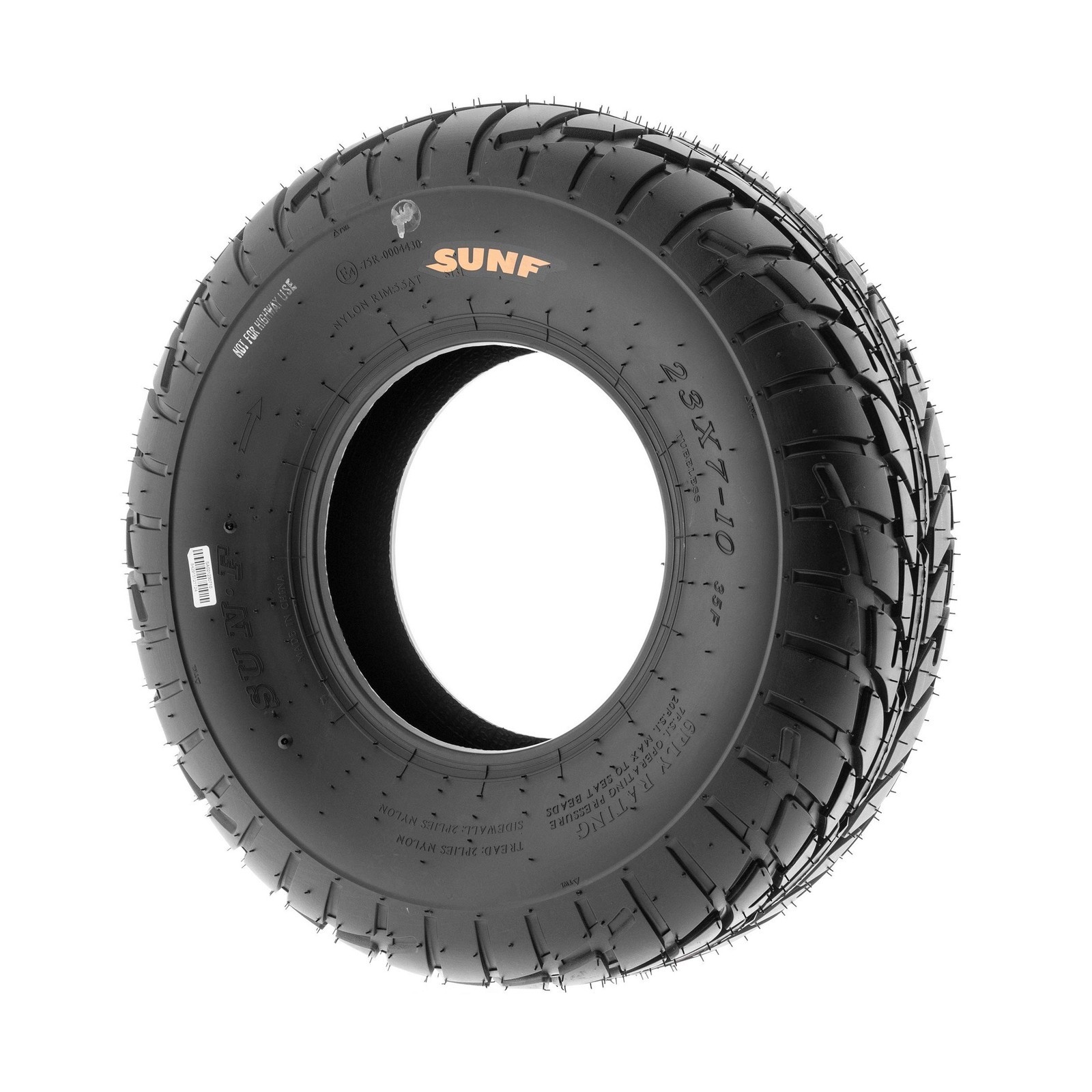 SunF A021 22×8-12 replacement ATV UTV Dirt Track & Flat Track Tire, 6 PR, Tub…