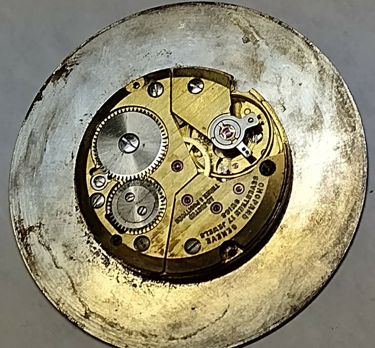 Chopard Geneve for Tiffany & Co dial and original P 7001 Chopard movement