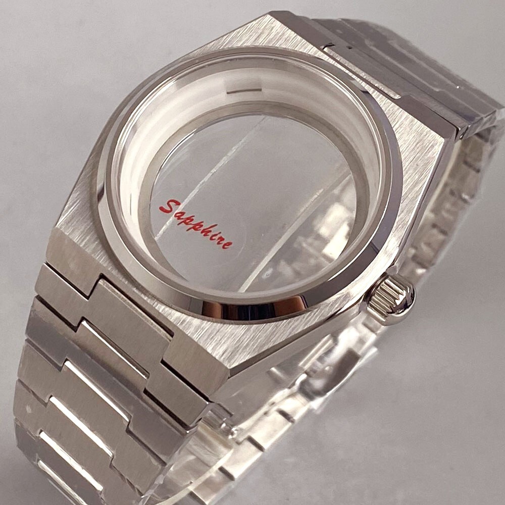 40mm 100m Waterproof For Super Play PRX Sapphire Watch Case Fit NH35A NH36A Move
