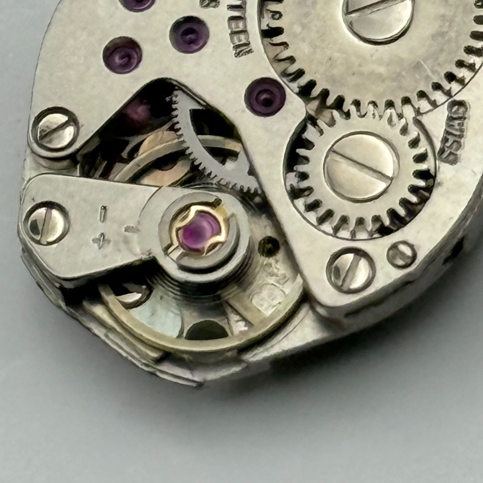 FHF 69-21 Watch Movement Tressa Swiss 17 Jewels Manual Wind Parts Repair 15.3mm