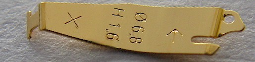 ETA 976.001 Quartz Watch movement part: battery clamp