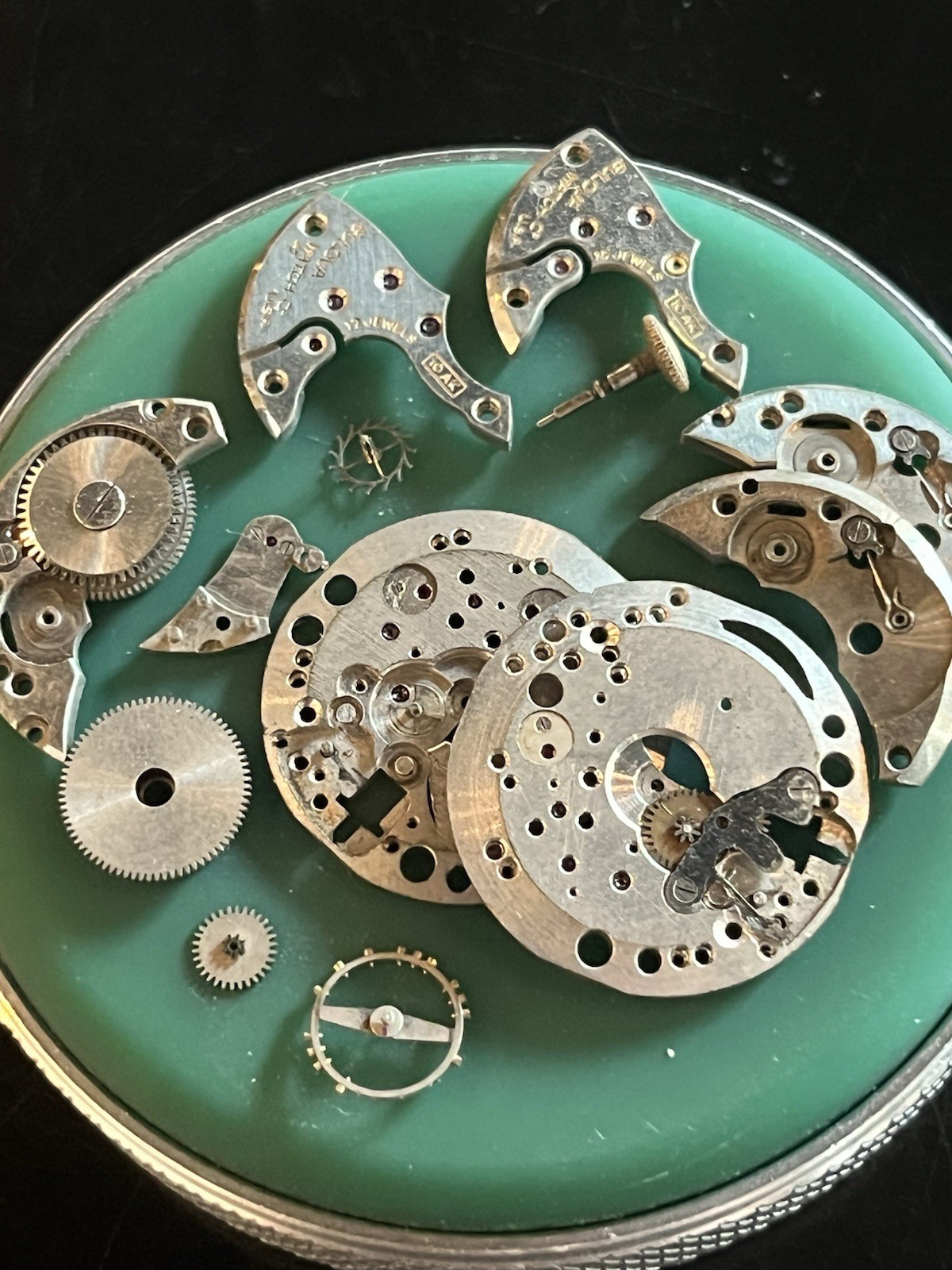 Lot Of Bulova 10AK Watch Movement Parts