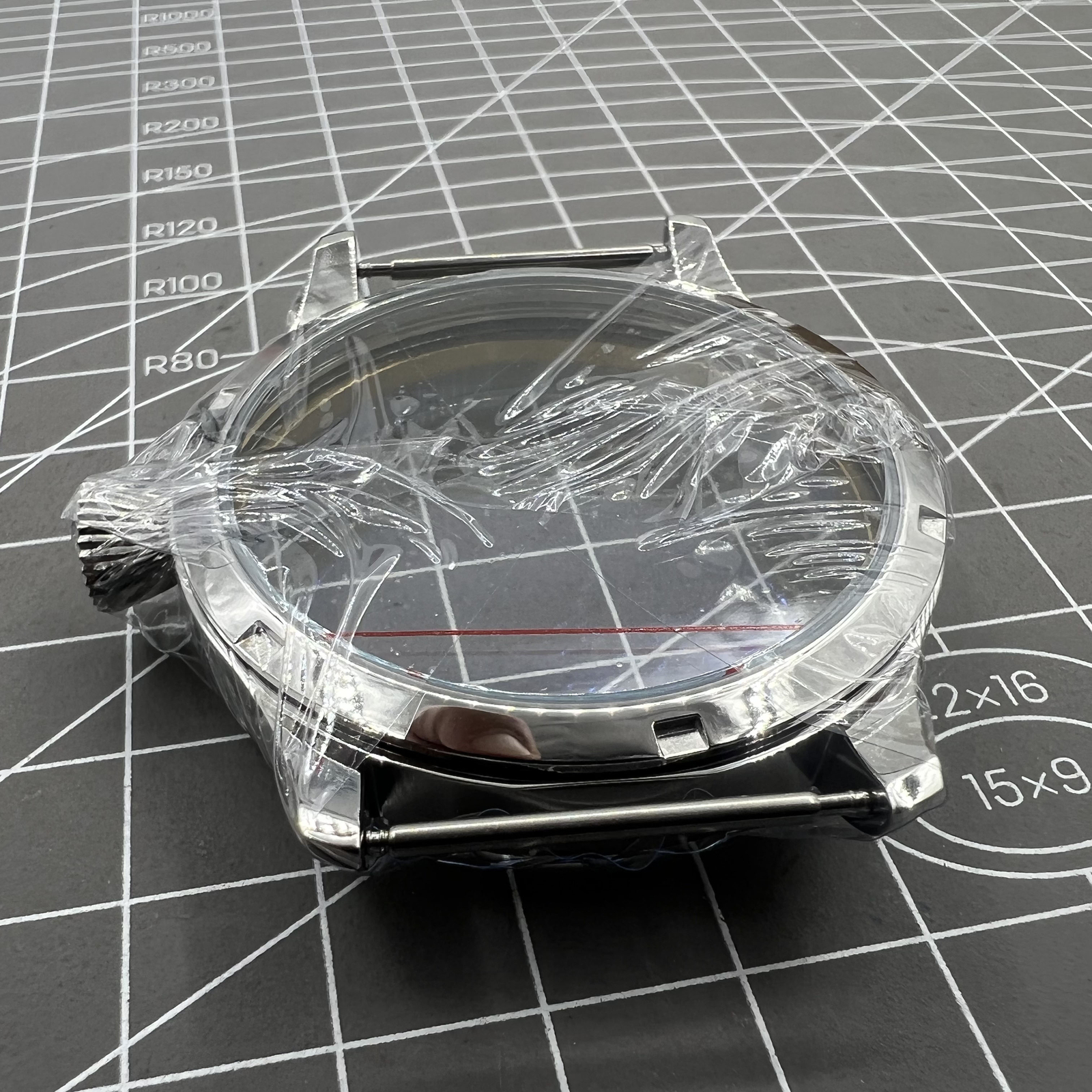 44mm Watch Case Stainless Steel Case for 6498 Seagull ST3600/ST3621 or ETA 6497