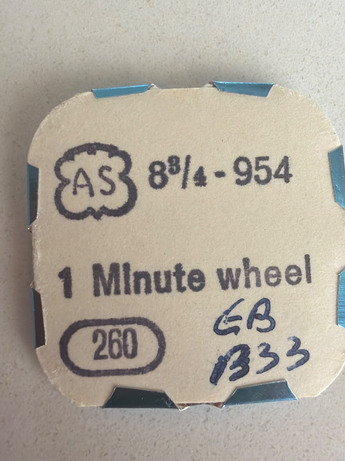 Minute Wheel #260 – Various Calibers – NOS – some ship Without Original Package