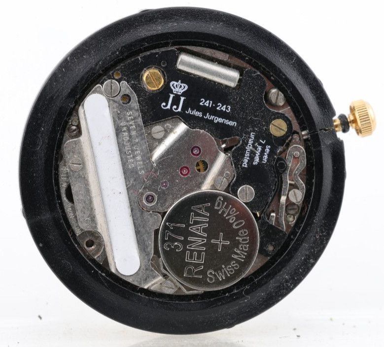JULES JURGENSEN SWISS 7j cal. PUW 240N-243N, WRIST WATCH MOVEMENT, RUNS (GJ)