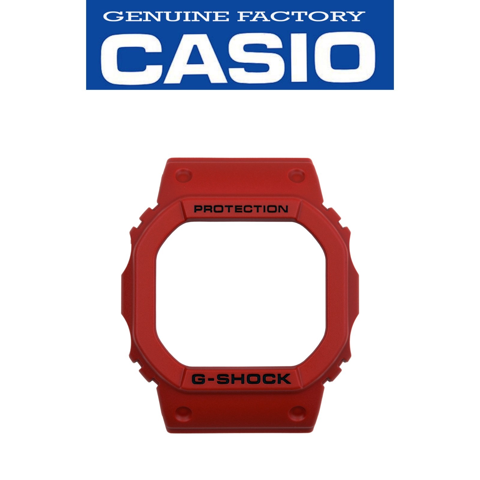 CASIO G-SHOCK Watch Band Bezel Shell DW-5600P-4 DW-5600DA-4 RED Rubber Cover