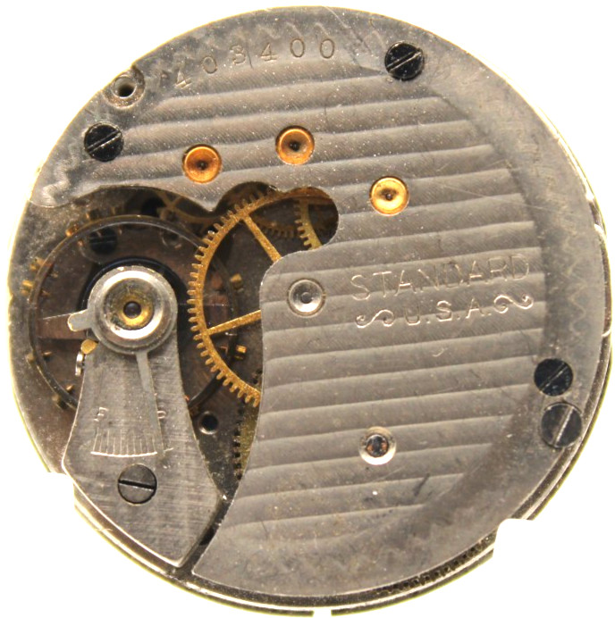 1894 NY STANDARD POCKET WATCH MOVEMENT 403400 GRADE: 35 18s 7j (TO3)