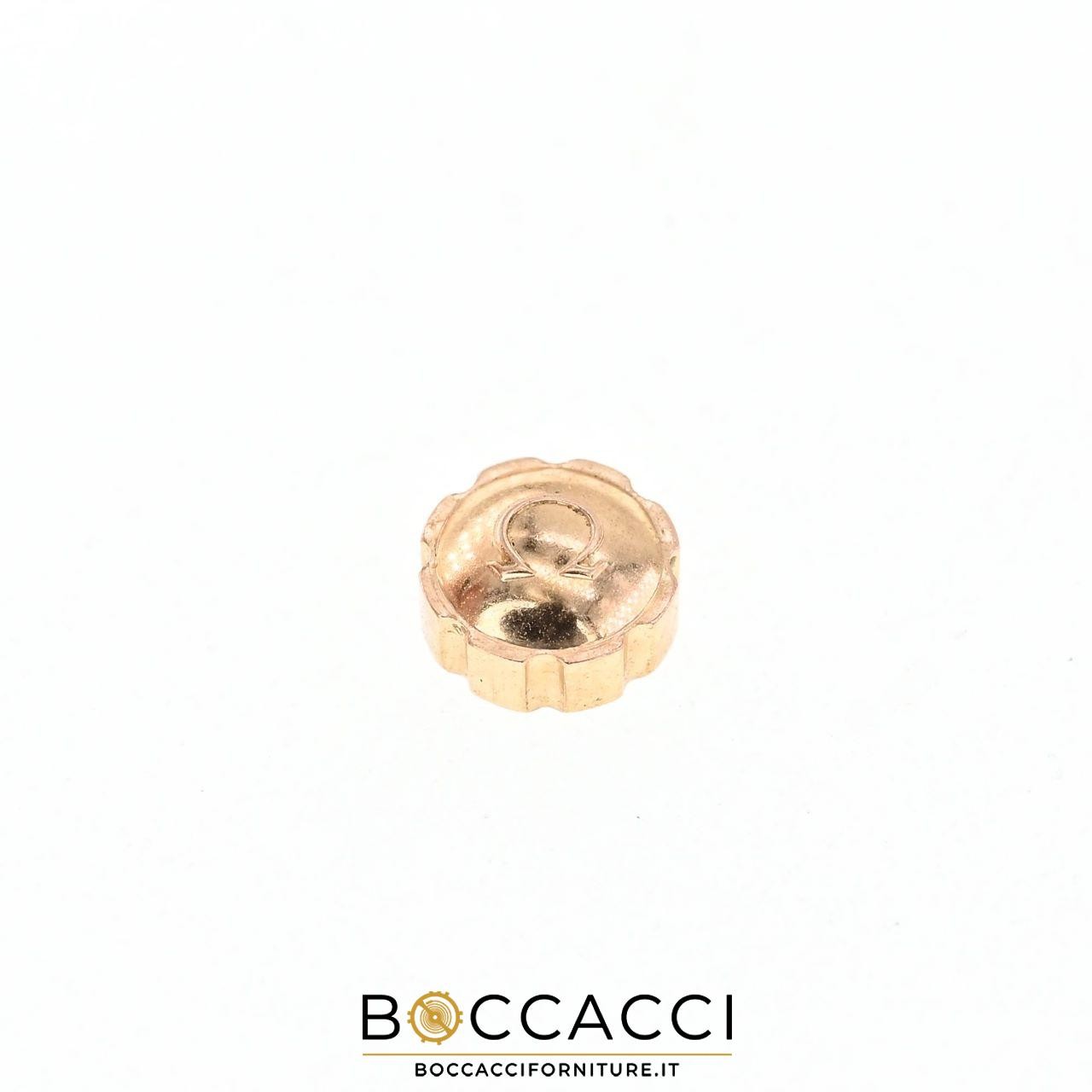 Omega 42022 rose gold crown Ø5.00mm, tube 2.50mm step 0.90mm (EXCELLENT CONDITION)