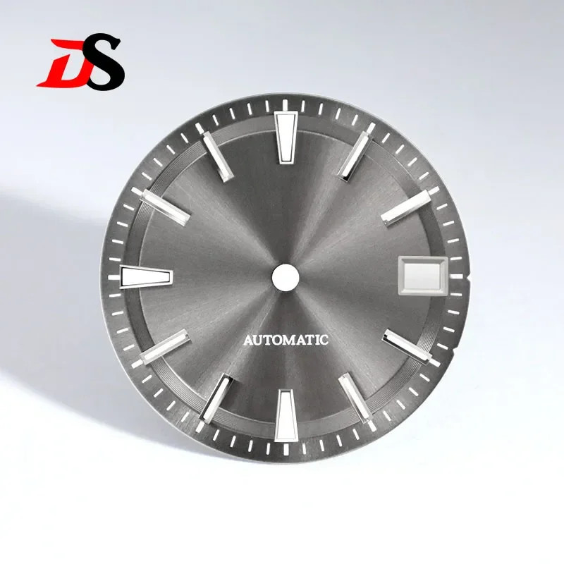 NH35 Dial 28.5mm Sunburst Dial Blue Lume for NH35 Movement Watch Accessories