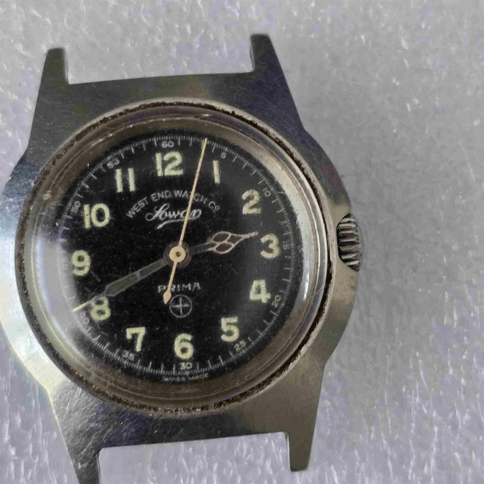 Vintage WEST END SOWAR PRIMA Wristwatch. Ref: S.4236. For Service