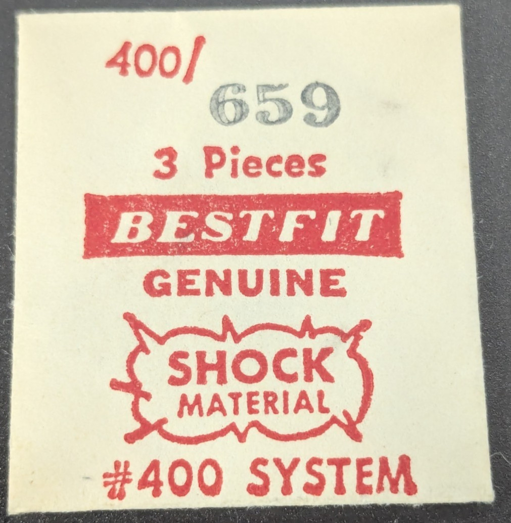 Pack of 3 NOS BESTFIT Microflex – Jewel Rest Shock Springs 400/659