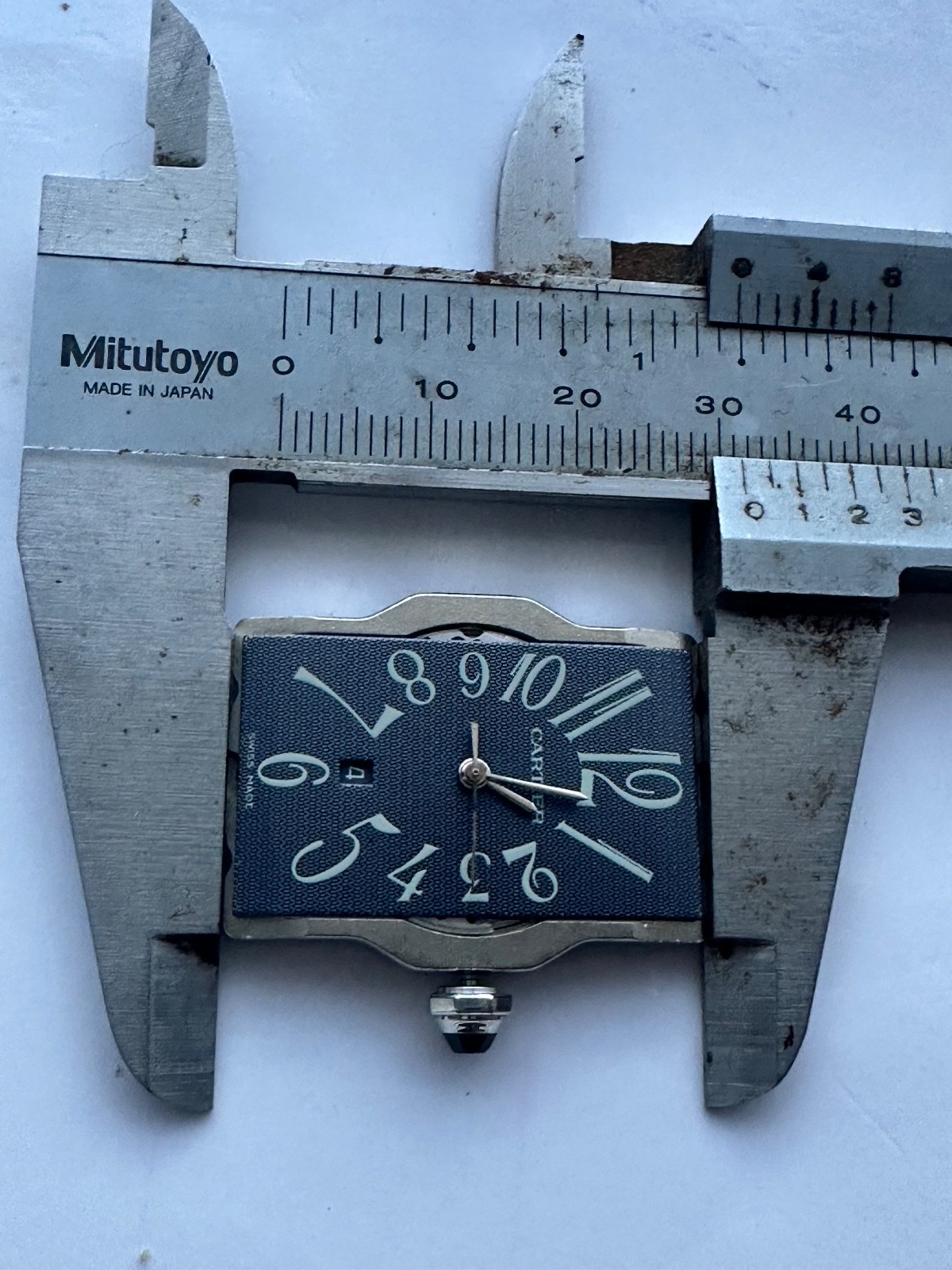 Cartier Tank Américain Movement & Blue Dial Automatic Cal.120 Eta 2000-1