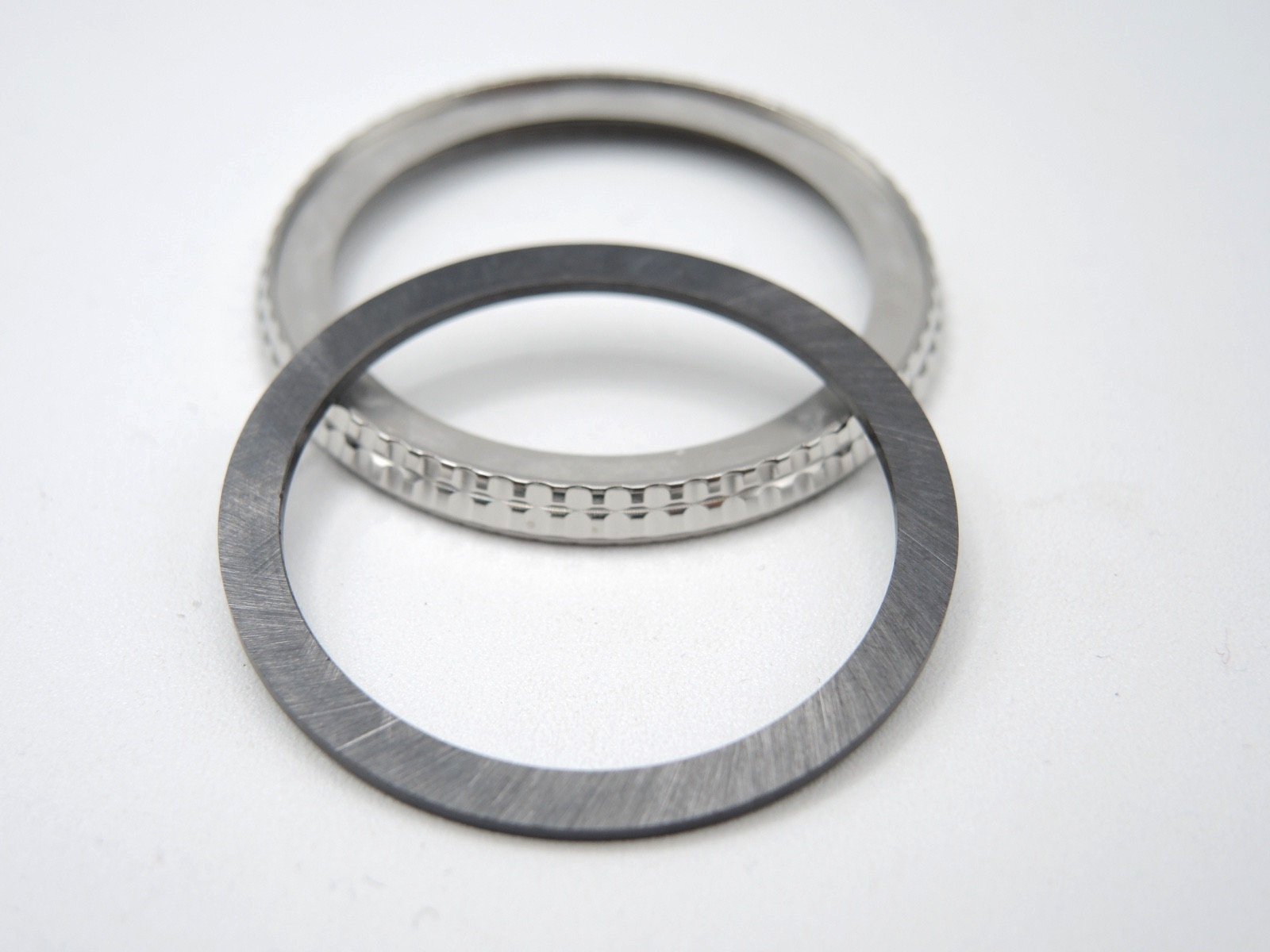 NEW CERAMIC BLACK BEZEL INSERT & STAINLESS BEZEL FOR DIVERS 7002-7001 /6309-7040