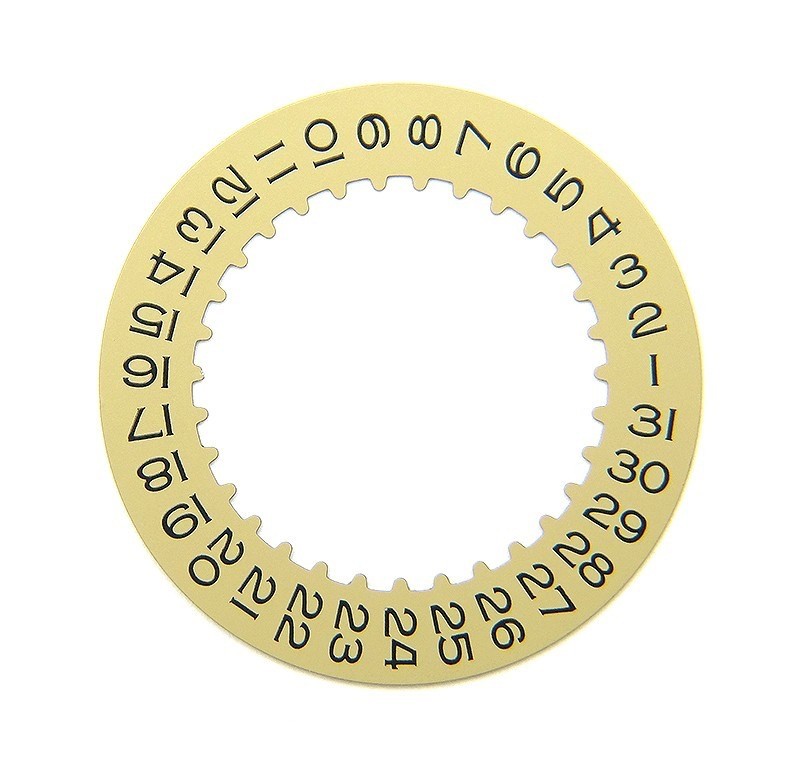 Genuine Rolex 3135 3155 3175 3185 Caliber 16100 Champagne Beige Date Disc Wheel