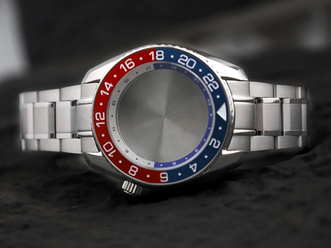 SPB185 42mm Case Sapphire Glass Bezel Blue Lume Two-way Rotation NH35 NH34 20bar