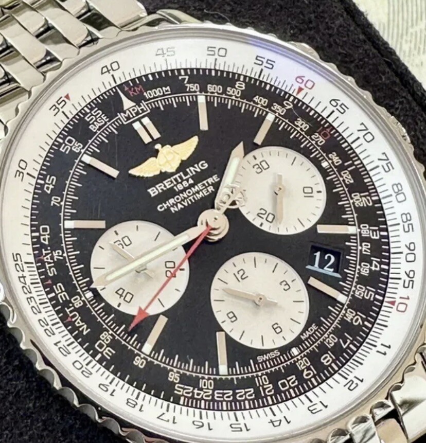 2 X Genuine Breitling Old Navitimer Hands – 81600, 81611, A13019, D13019