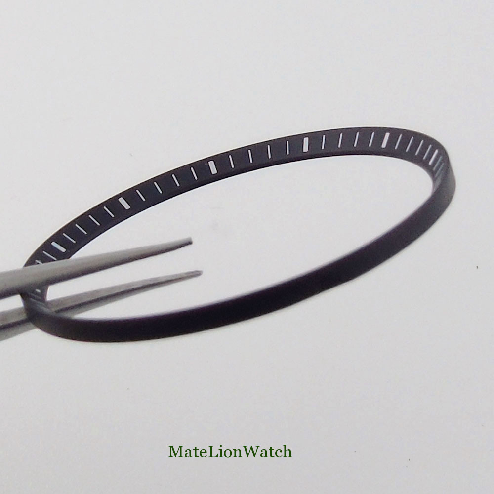 Watch Case Parts Chapter Ring 31.2mm*28mm*1.6mm Plastic Black/White/Blue/Green