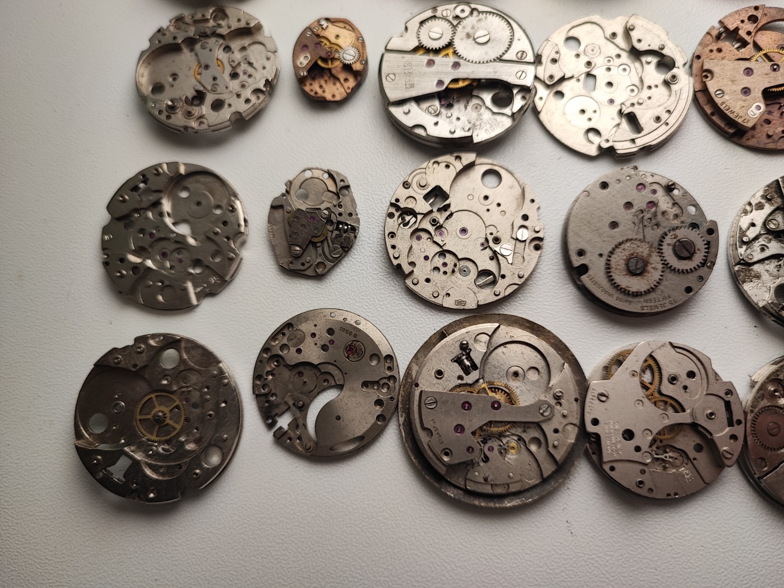 mix Watch Main Plate platinum lot watchmaker ut int fe as st rw jej bfg others
