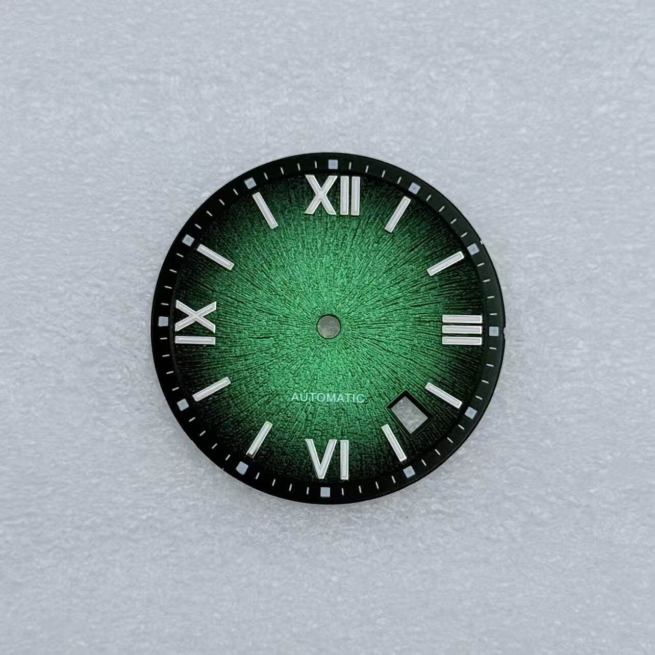 New NH35 Dial 31.8mm Black Purple Fit NH35/36 Movements Watch Accessories