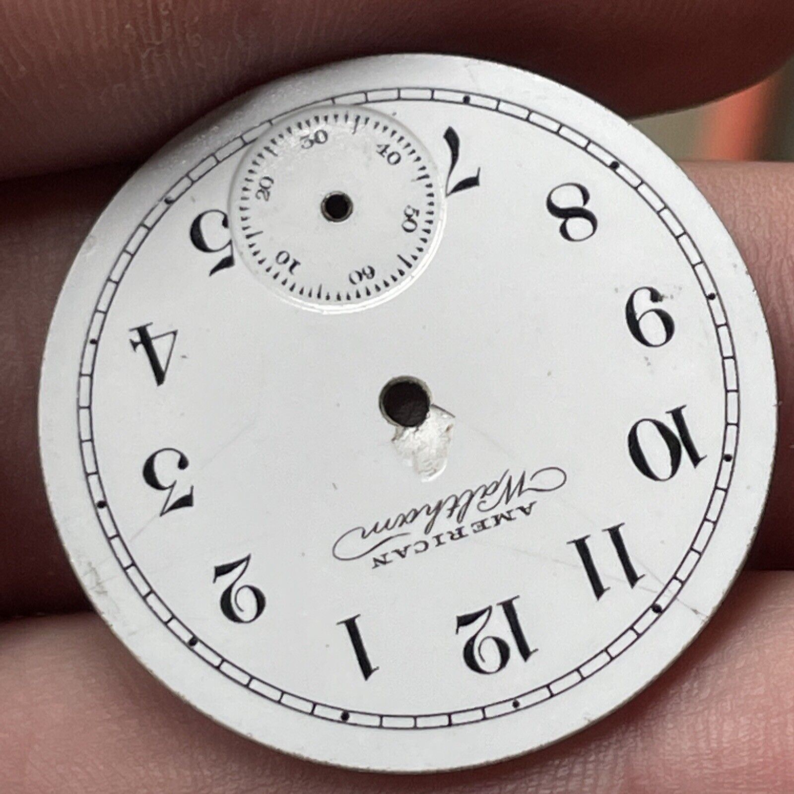 VTG Waltham Watch Co. American Watch Face